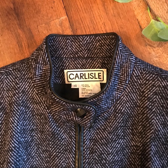 Carlisle Wool Zip Up Blazer - Picture 4 of 4